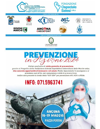 Ancona - Prevenzione in Azione’, due giorni di visite e test gratuiti con la Fondazione Salesi